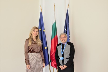 Заместник-министър Петрова прие акредитивните писма на новия представител на ВКБООН в България